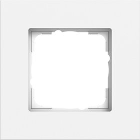 Aluminium zuiver wit mat (gelakt)