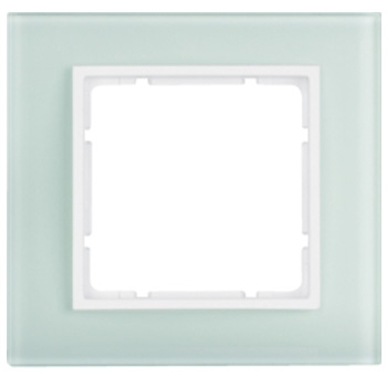 Glas polarwit, binnenring polarwit mat