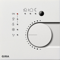 Gira KNX-Thermostaat met drukcontactinterface viervoudig Gira F100