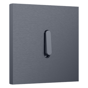 Rocker alu blue grey brushed