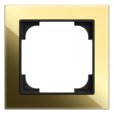 Glass black / gold