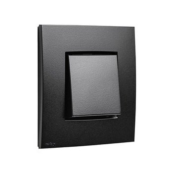 Intense matt black coated