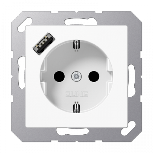 Wandcontactdoos USB-laadcontact type A