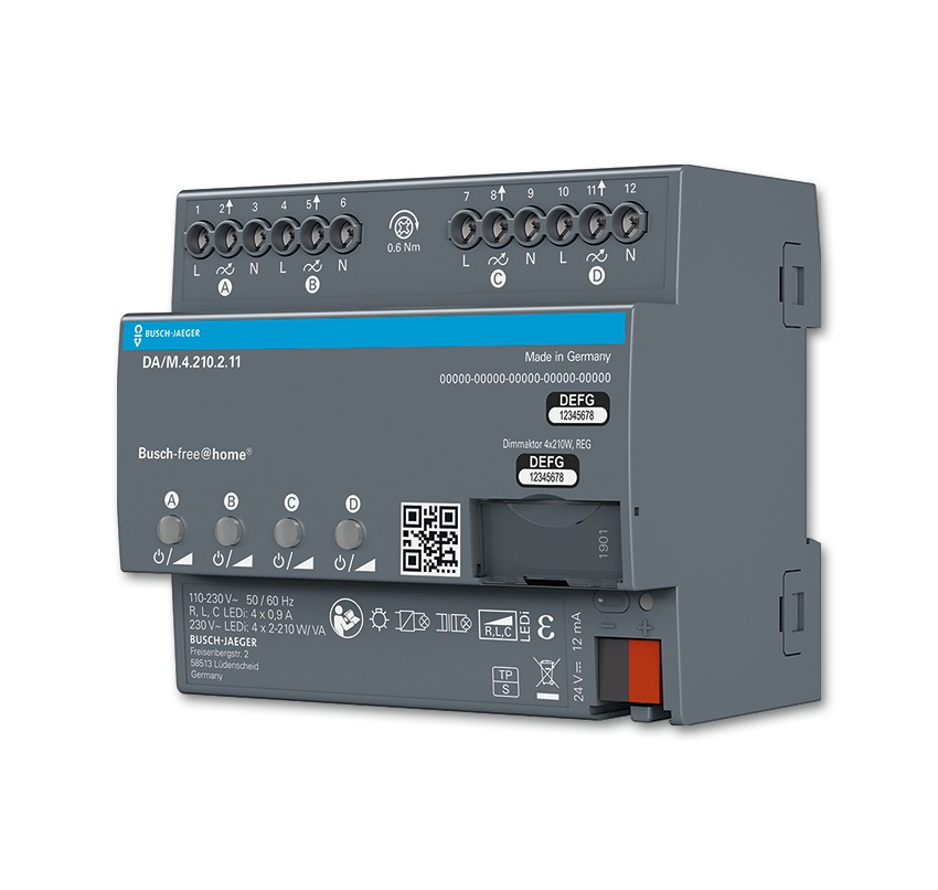 Busch Jaeger DA/M.4.210.2.11 dimaktor 4-voudig