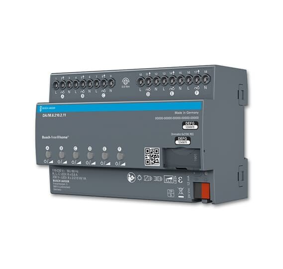 Busch Jaeger DA/M.6.210.2.11 dimaktor 6-voudig
