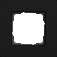 Gira 0211409 Afdekraam Esprit Enkelvoudig Aluminium zwart mat (gelakt) 