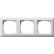 Gira 021304 Afdekraam Standaard 55 3-voudig Zuiver wit mat