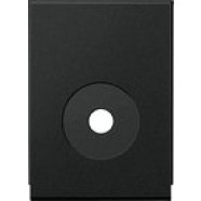 Gira 1065005 Opbouw Afsluiting met kabelinvoer 15x15 mm 1-voudig Zwart mat