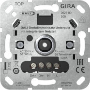 Gira 202700 DALI draaidimmer-basiselement met geïntegreerde netvoeding