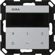 Gira 232026 Inbouwradio IP System 55 Kleur aluminium 
