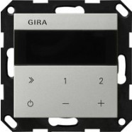 Gira 2320600 Inbouwradio IP System 55 Edelstaal