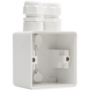 Niko 701-84152 Spuitwaterdichte opbouwdoos met één tweevoudige M20-ingang m
