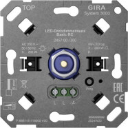 Gira 245700 Systeem 3000 LED-draaidimmer basiselement Basic