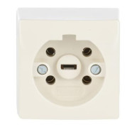 Busch Jaeger 2064 JW-500 Perilex contactdoos Busch-Perilex wcd Opbouw Perilex 16A Creme