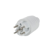 Busch Jaeger 2064 SPVC Busch-Perilex steker recht PVC Perilex 16A Grijs