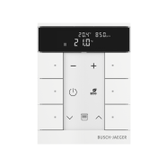 Busch Jaeger SBC-F-6.0.11-884 Tenton thermostaat 6-voudig CO2 Studiowit mat