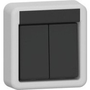 Gira 310535 Wipschakelaar 10AX 250V~ (bovenstuk) Serieschakelaar