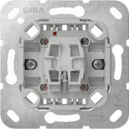 Gira 312600 Basiselement tastschakelaar 10 AX 250 V~ Universele uit- wisselschakelaar Zonder wip