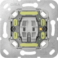 Gira 318600 Basiselement wipcontroleschakelaar 16 AX 250 V~ Met oranje led-verlichtingselement 230 V~ Universele uit- wisselschakelaa