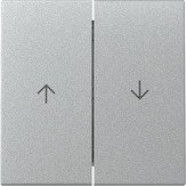 Gira 329426 Systeem 55 Wip 2-voudig met pijlsymbool Kleur aluminium