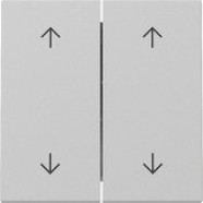 Gira 3294015 Systeem 55 Wip 2-voudig met pijlsymbool Grijs mat 