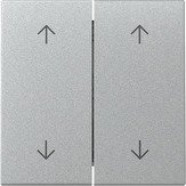 Gira 329726 Systeem 55 Wip 2-voudig met pijlsymbool Kleur aluminium