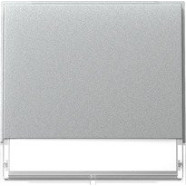 Gira 329965 TX_44 Wip met tekstkader voor schakelaars en drukcontacten Kleur aluminium 