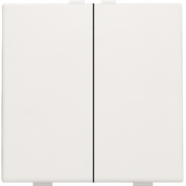 Niko 101-51002 Tweevoudige drukknop voor Niko Home Control White