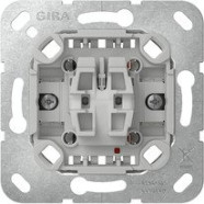 Gira 356500 Basiselement trekschakelaar 10A 250V maakcontact 1-polig (met bevestigingsklauwen)