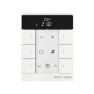Busch Jaeger SBR-F-6.0.11-884 Tenton thermostaat 6-voudig Studiowit mat 