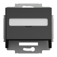 Busch-Jaeger 1758-915 Busch-balance SI Centraalplaat communicatieconnector met draagring Zwart mat