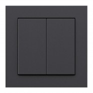 Gira Friends of Hue Zwart Mat 3-stuks 