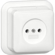 Gira 447011 Opbouw Wandcontactdoos zonder randaarde 2-polig 16 A 250 V~