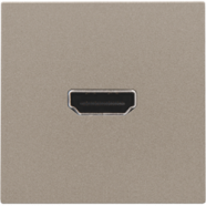 Niko 123-69417 Afwerkingsset met HDMI-naar-HDMI-aansluiting, bronze coated