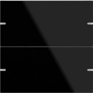 Gira 502205 KNX Wippenset 2-voudig voor tastsensor 4.95 Glas zwart
