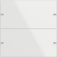 Gira 502212 KNX Wippenset 2-voudig voor tastsensor 4.95 Glas wit