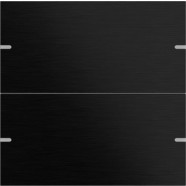 Gira 5022126 KNX Wippenset 2-voudig voor tastsensor 4.95 Aluminium zwart