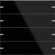 Gira 502405 KNX Wippenset 4-voudig voor tastsensor 4.95 Glas zwart