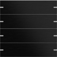 Gira 5004028 KNX Wippenset 4-voudig voor tastsensor 4.95 Aluminium zwart