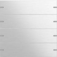Gira 502417 KNX Wippenset 4-voudig voor tastsensor 4.95 Aluminium