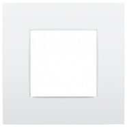 Niko 137-76100 Enkelvoudige afdekplaat Lunar white