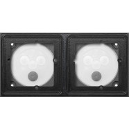Gira 551200 System 106 behuizing verzonken 2-voudig