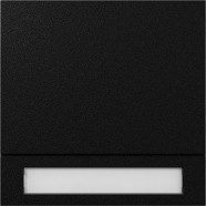 Gira 5531925 System 106 belknopmodule 1-voudig Zwart mat