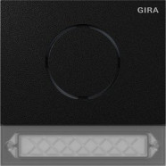 Gira 5569925 System 106 deurstationmodule met inbedrijfstellingstoets Zwart mat