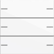 Gira 575303 Wippenset 3-voudig voor tastsensor 4 System 55 Zuiver wit glanzend 