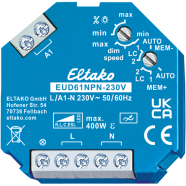 Eltako EUD61NPN-230V Universeel dimmer tot 400W