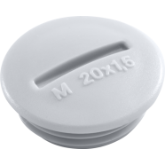 Niko 761-84000 Spuitwaterdichte M20-blindstop Grijs 