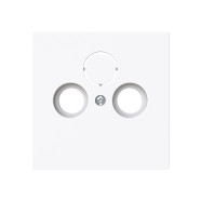 Busch Jaeger 1743-44G Busch-art linear Centraalplaat TV / Radio Studiowit