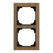 Busch Jaeger 1722-4086 Busch-art linear 2-voudig Wood walnut 