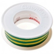 Coroplast 440615 15mm x 10meter Zelfklevende tape Groen/Geel